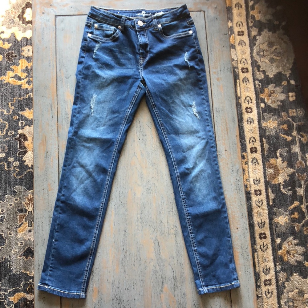 Girls 7 for all mankind Josefine skinny jeans